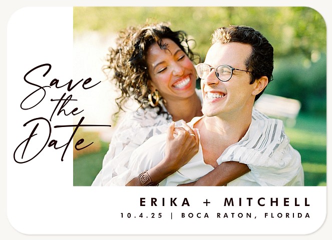 Sweet Side Save the Date Cards