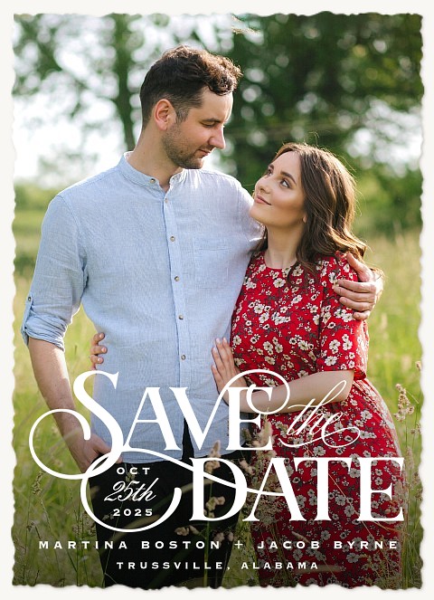 Interconnected  Save the Date Cards