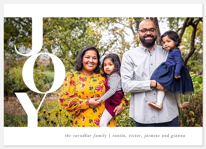 Grand Joy Holiday Photo Cards