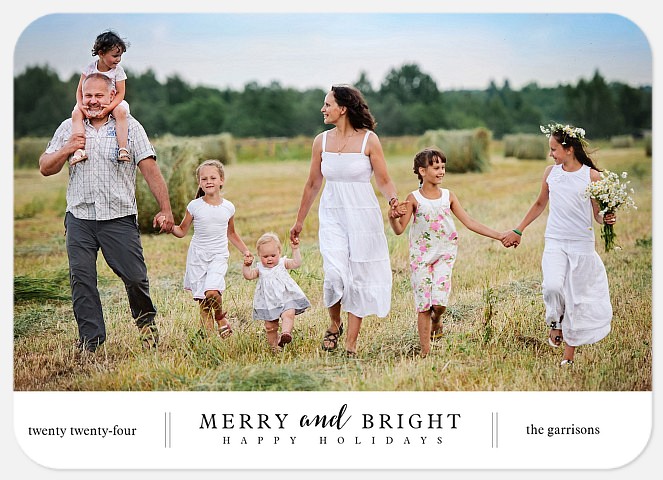 Modern Cheer Holiday Photo Cards
