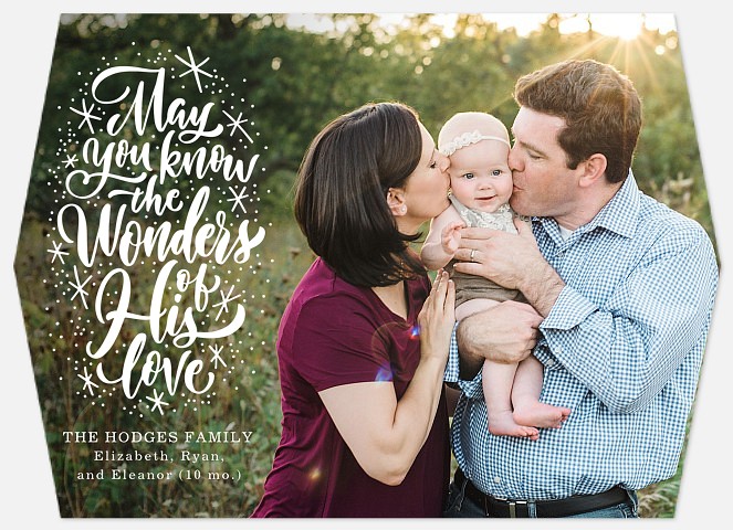 His Love Holiday Photo Cards