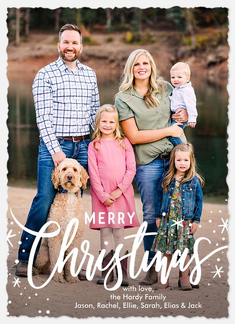 Magical Christmas Holiday Photo Cards