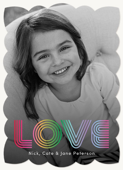 Rainbow Love Valentines Cards