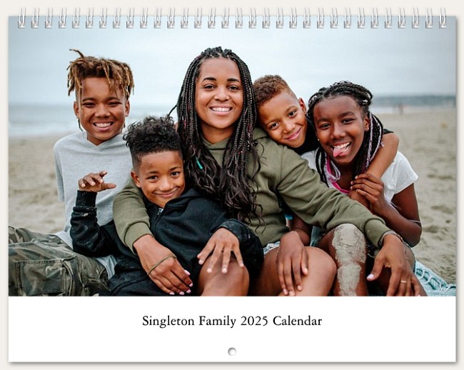 Clean Edge Calendar Personalized Photo Calendars