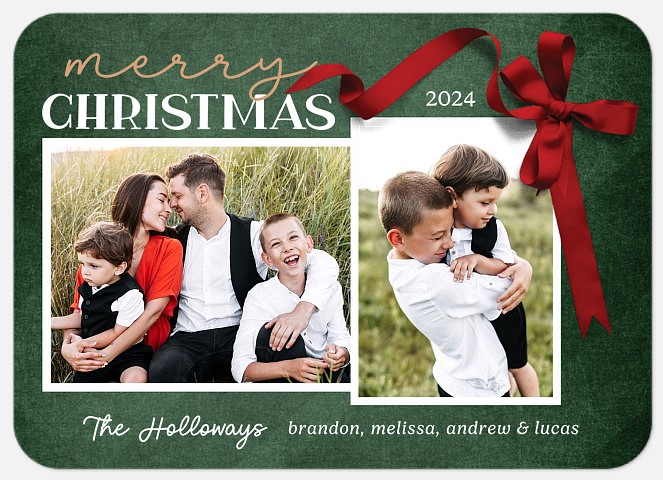Christmas Gift Holiday Photo Cards