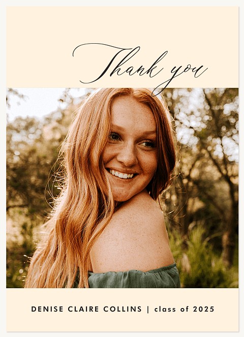 Whimsy Script Thank You Cards 