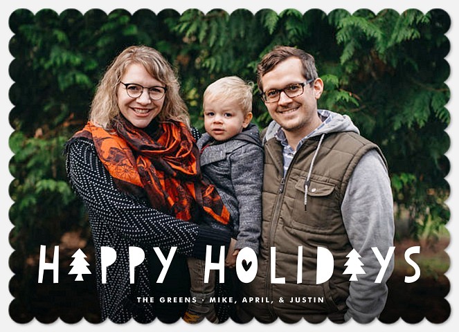 Holdiay Tree Holiday Photo Cards