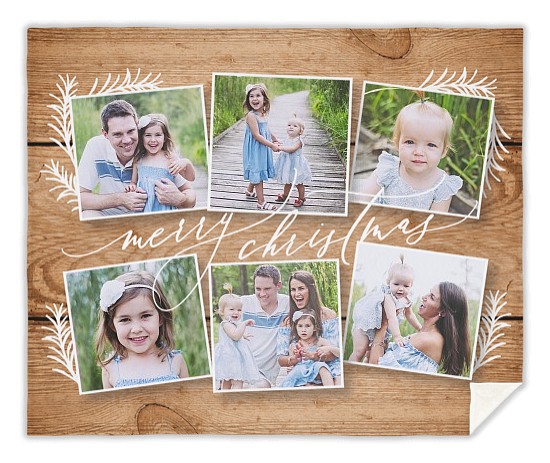 Rustic Snapshots Custom Blankets