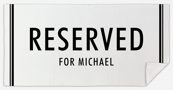 Reserved Custom Beach Towels