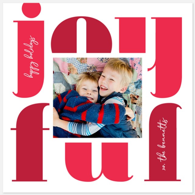 Bold Joy Holiday Photo Cards