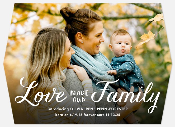 Our Family Baby Birth Announcements