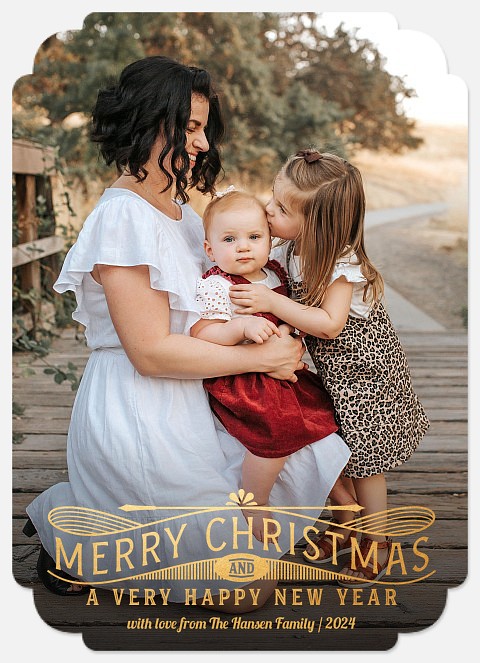 Deco the Halls Holiday Photo Cards