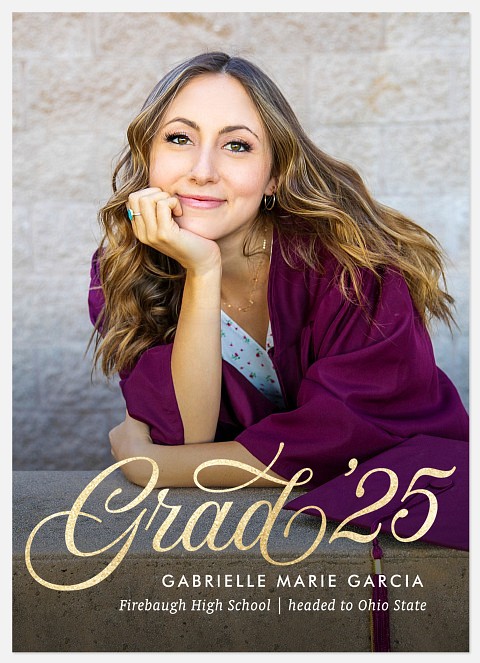 Elegant Overlay Graduation Cards