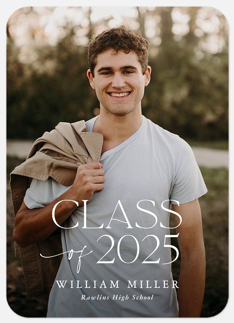 Class Block Graduation Invitations
