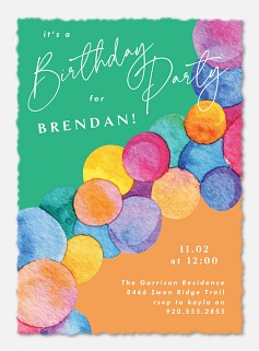 Watercolor Balloons