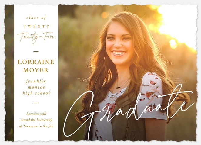 Side Banner Graduation Cards