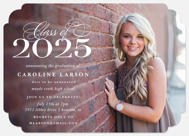 Flourish Type Graduation Cards