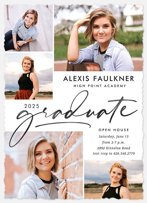 Underlined Achievement Graduation Cards
