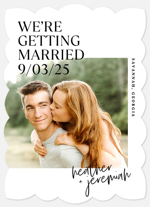 Simply Signed Save the Date Photo Cards