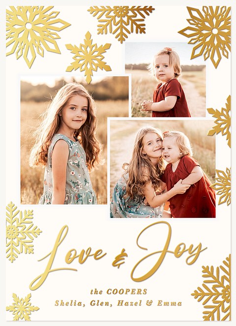 Razzle Dazzle Photo Holiday Cards