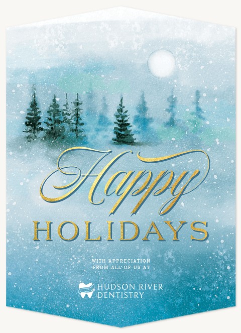 Frosty Greetings Business Holiday Cards