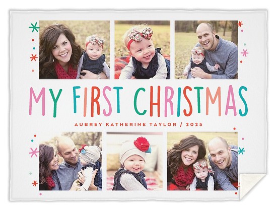 Bright Christmas Custom Free Blankets