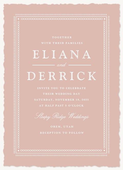 Classic Frame Wedding Invitations