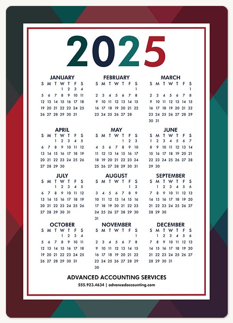 Classic Countdown Business Holiday Cards
