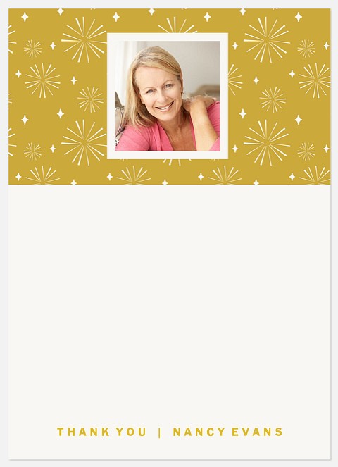 Glitter Love Birthday Thank You Cards
