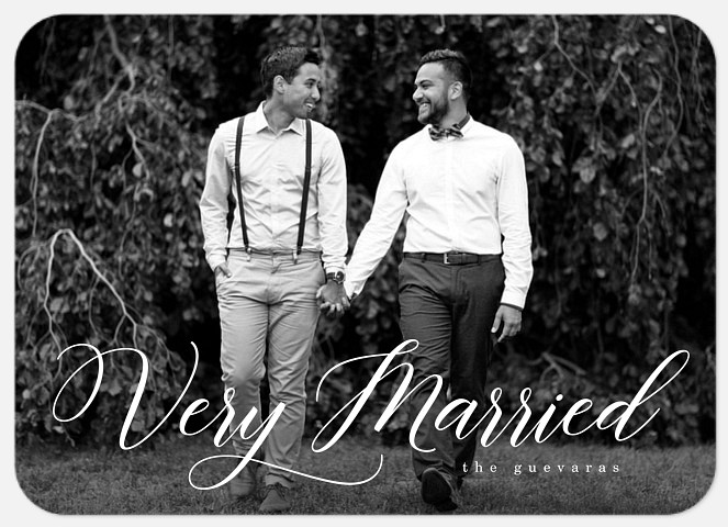 Very Married Newlywed Christmas Cards