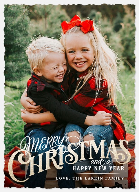 Magic Christmas Holiday Photo Cards
