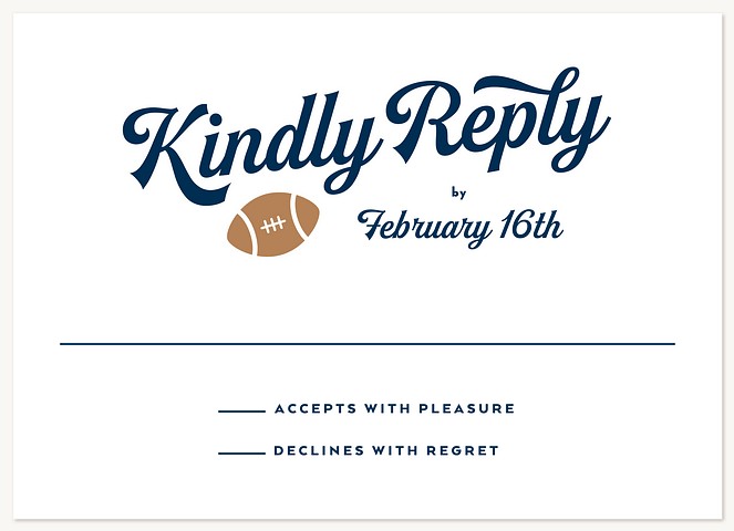 Sporty Mitzvah Bar Mitzvah RSVP Cards