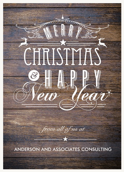 Merry Panels Business Holiday Cards