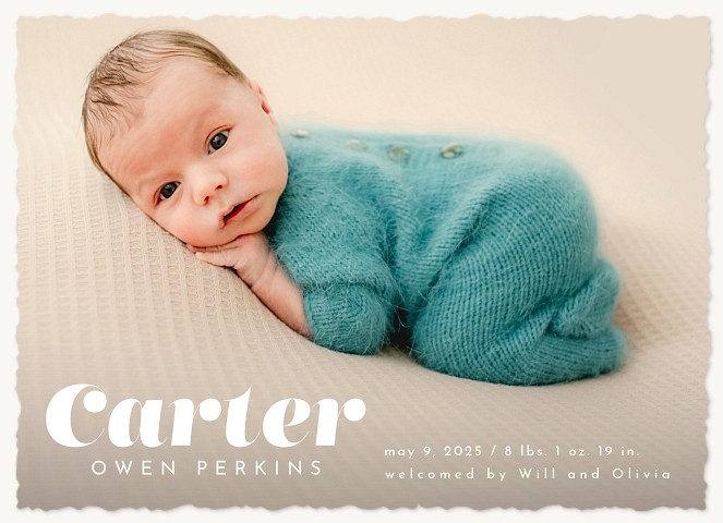 Baby Blessing Baby Announcements
