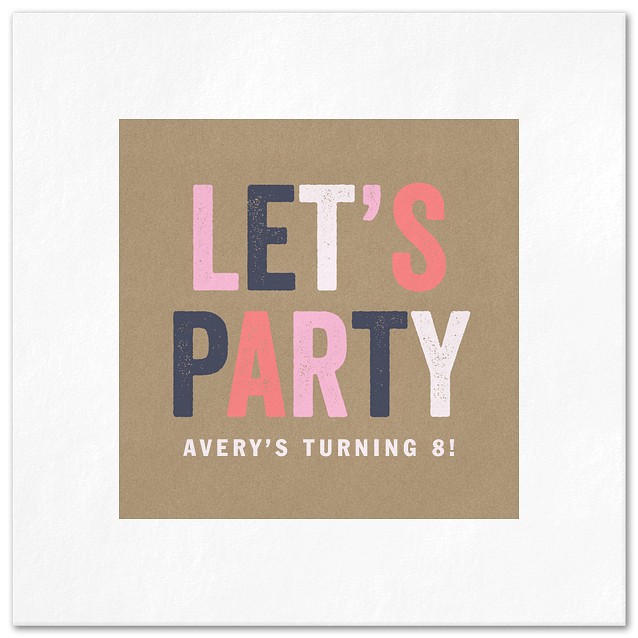Party On Custom Napkins