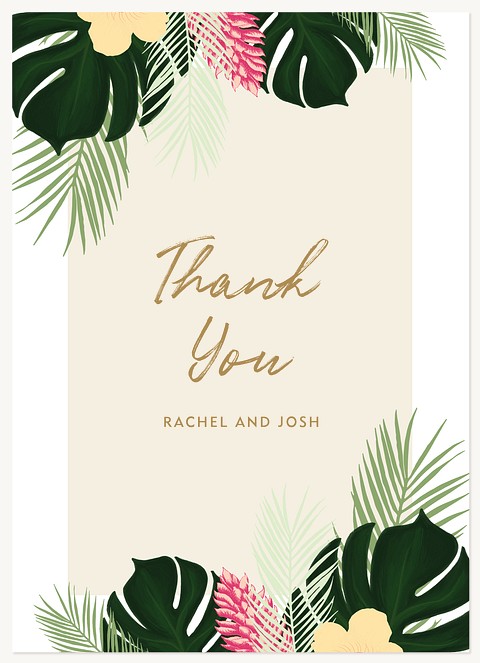 Bamboo Thank You Cards 