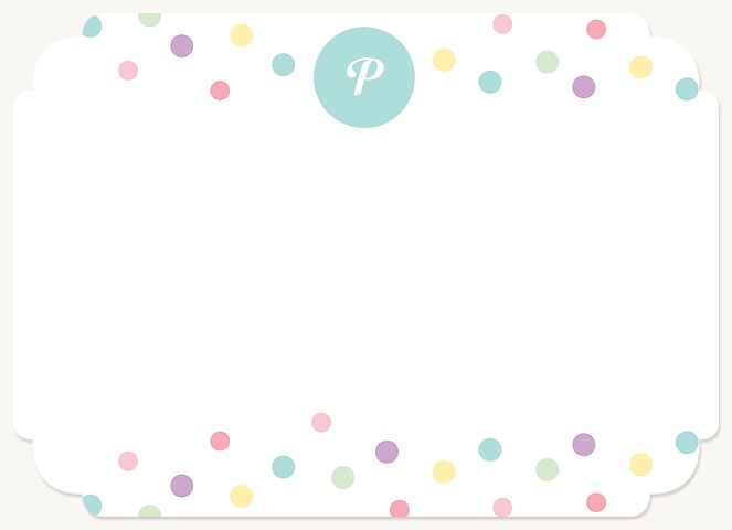 Pastel Dots Stationery