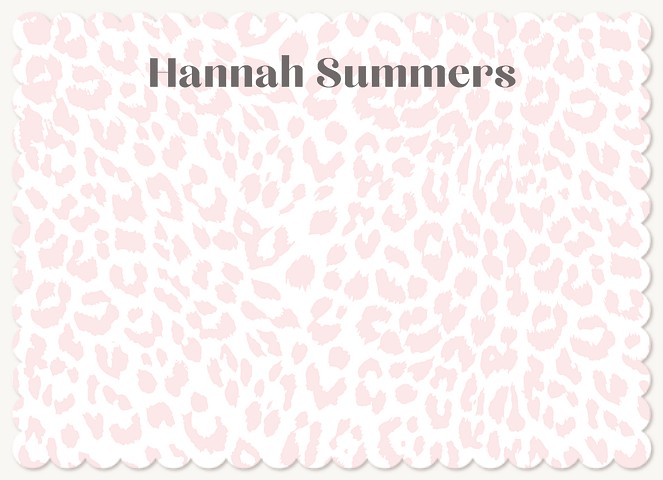Soft Leopard Stationery
