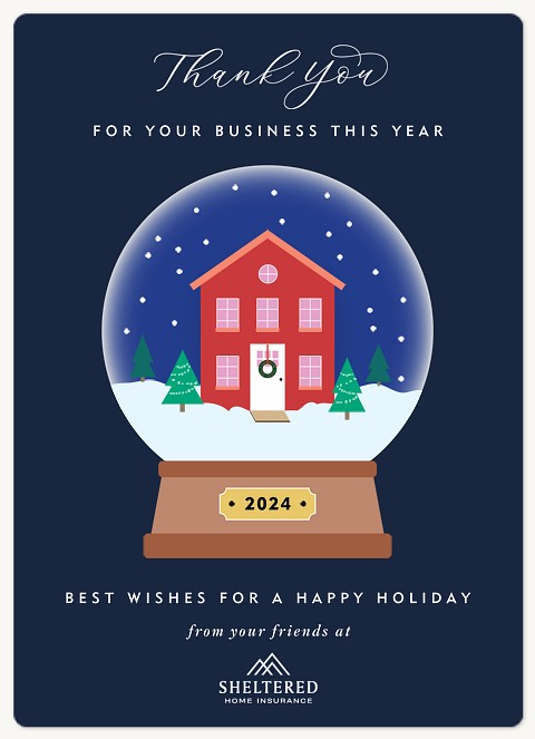 Magical Snow Holiday & Christmas Magnet Cards