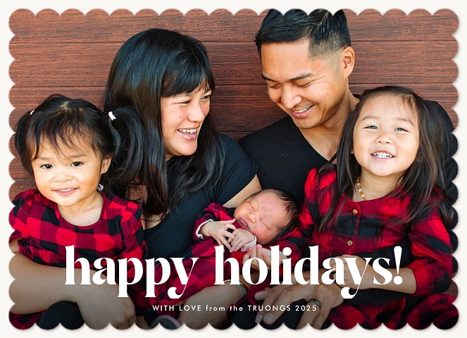 Hope, Love & Faith Personalized Holiday Cards