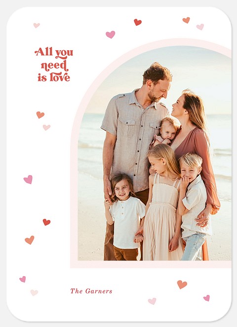 Lovely Arch Valentine Photo Cards