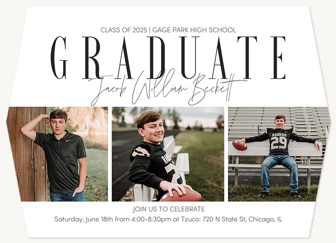 Name Script Graduation Cards