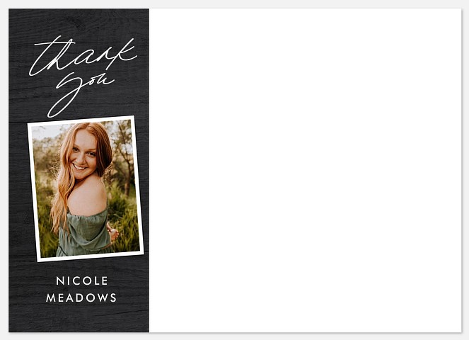 Wooden Snapshot Thank You Cards 