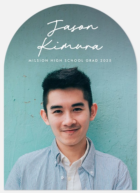 Penned Name Graduation Cards