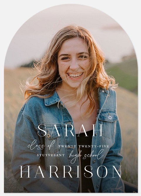 Eloquent Serif Graduation Cards