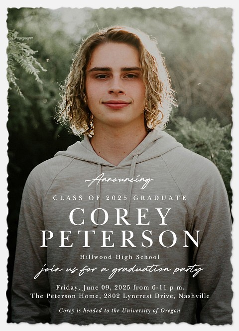 Overlay Invite Graduation Invitations