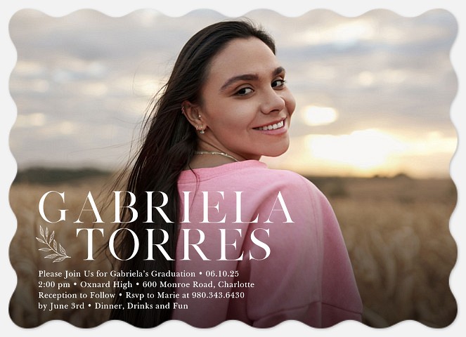 Simple Name Graduation Cards