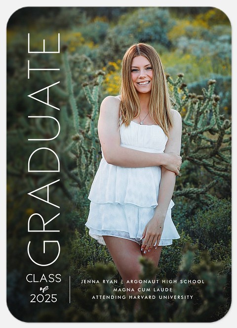 Column Graduation Cards