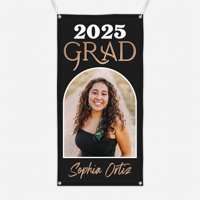 Bold Arch Graduation Banners