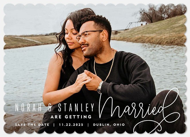 Getting Married Save the Date Photo Cards